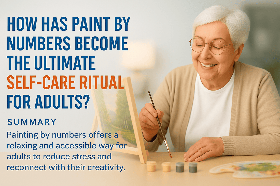 How Has Paint By Numbers Become the Ultimate Self-Care Ritual for Adults? - Paint On Numbers Canada