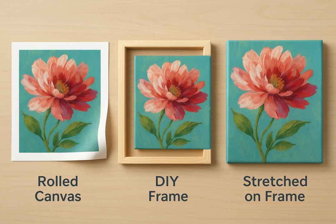 No Frame, DIY Frame, or Stretched on Frame – Which Paint By Numbers Option Is Right for You?