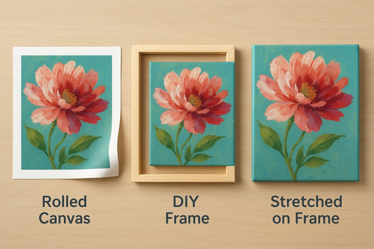No Frame, DIY Frame, or Stretched on Frame – Which Paint By Numbers Option Is Right for You?