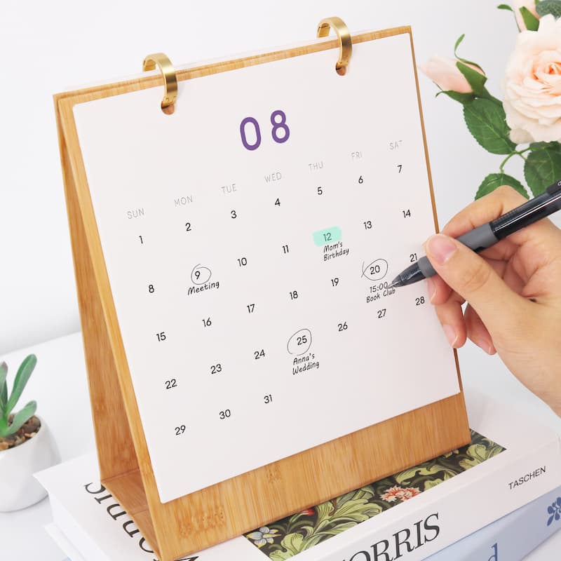 2027 Botanical Flowers Paint by Numbers Calendar (Flower Study Edition)