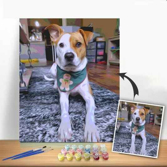 Custom Pet Paint By Numbers