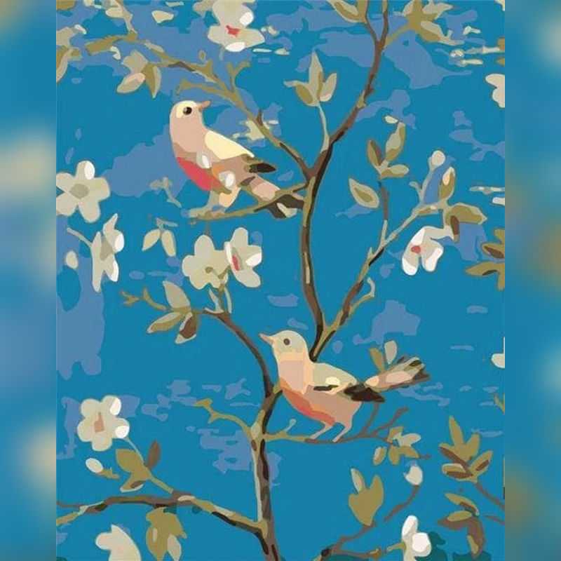 Cute Birds Paint By Numbers - Paint On Numbers Canada