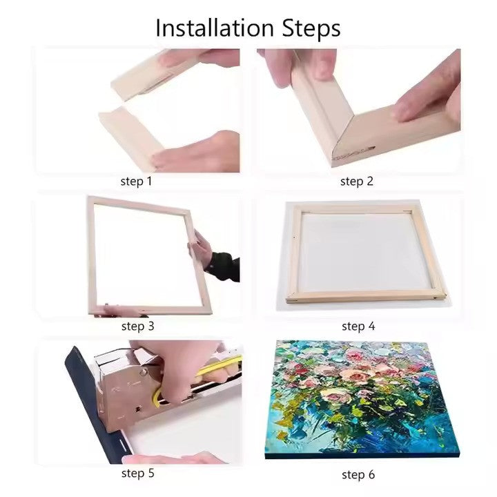 DIY Wooden Frame Kit - Paint On Numbers CA