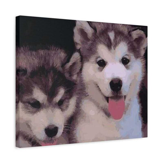 Puppies Posing Paint By Numbers - Paint On Numbers Canada