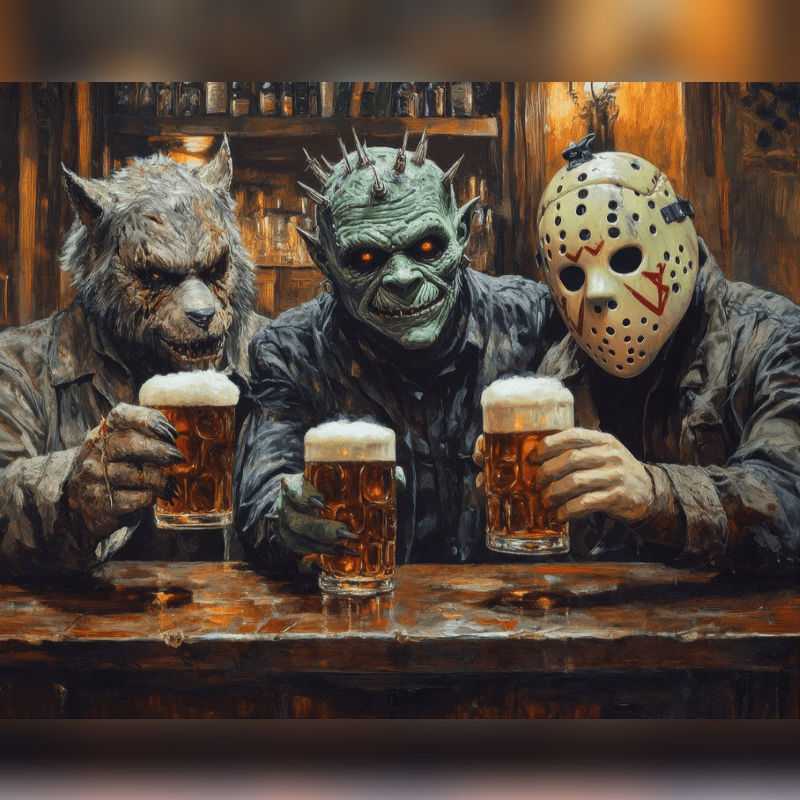 Scary Cheers Paint By Numbers - Paint On Numbers Canada