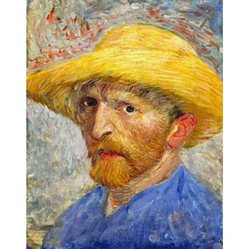 Van Gogh And His Painting With The Straw Hat - Paint On Numbers Canada