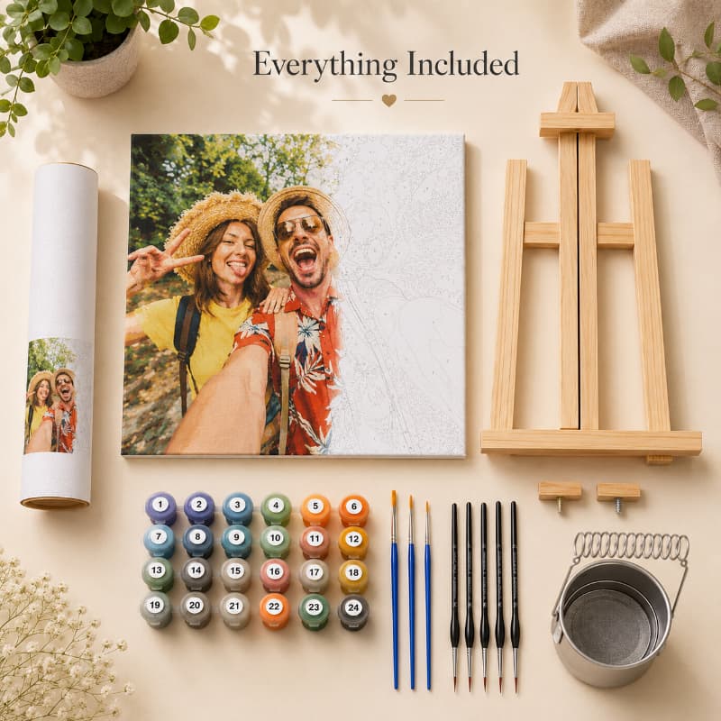 Custom Paint by Numbers Deluxe Bundle