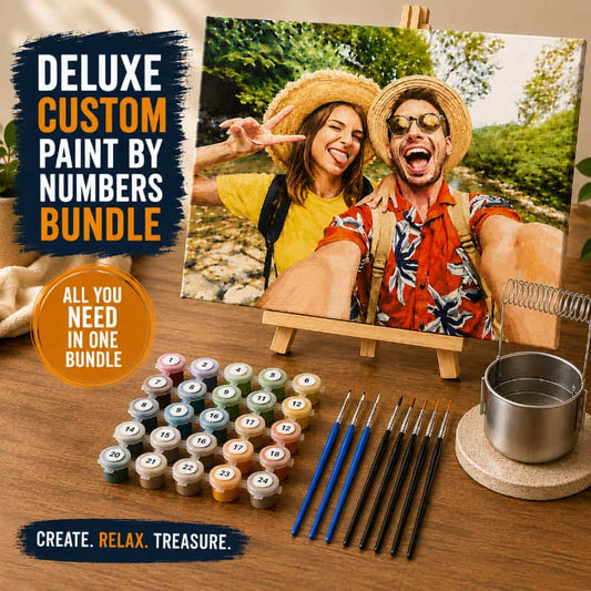 Custom Paint by Numbers Deluxe Bundle