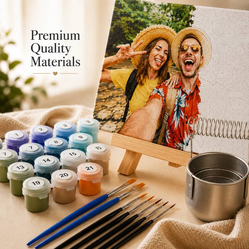 Custom Paint by Numbers Deluxe Bundle