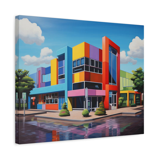 Unleash your creativity with the Vibrant Building Paint By Numbers Kit. Paint a colorful architectural city scene that inspires imagination and joy. Perfect for art lovers in Canada shown in a frame